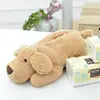 Cute Cartoon Plush Teddy Dog Tissue Cover Box Paper Container Napkin Storage Holder Case Dispenser Home Decor Room Car Accessory 4