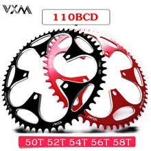 VXM Road Bicylcle 110BCD Кривошип 50T 52T 54T 56T 58T звездообразная цепь сплав Сверхлегкая подъемная силовая звездообразная пластина велосипедные детали