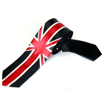 

Unisex Freizeit Krawatte Skinny Schmale Krawatte - Union Jack