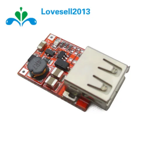 2pcs DC-DC Converter Step Up Boost Power Supply Module Adjustable 2.5-6V To 4-12V 1A USB Charger Board For Phone MP3/MP4