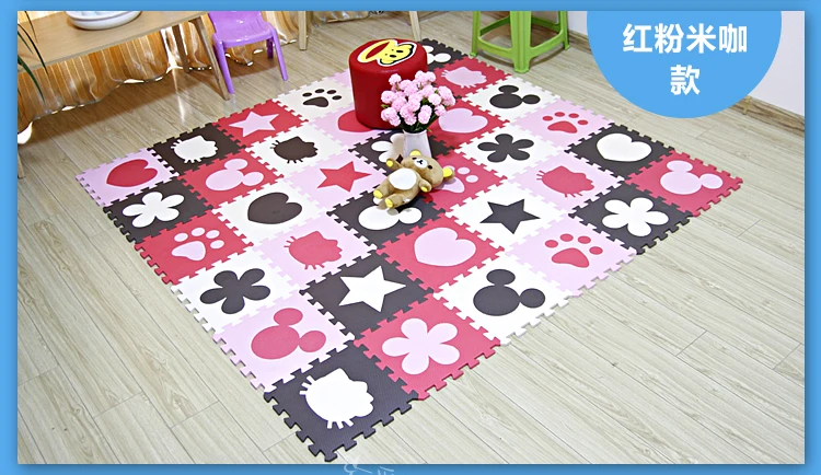 Для детей, eva пены игровой коврик-пазл/Корона Блокировка напольный для упражнений ковровые плитки, коврик для 1 cmThick
