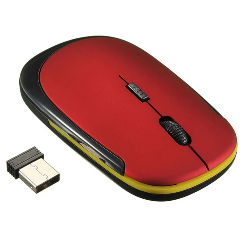 HOT sale 2.4GHz USB Receiver Slim Mini Wireless Optical Mouse Mice for