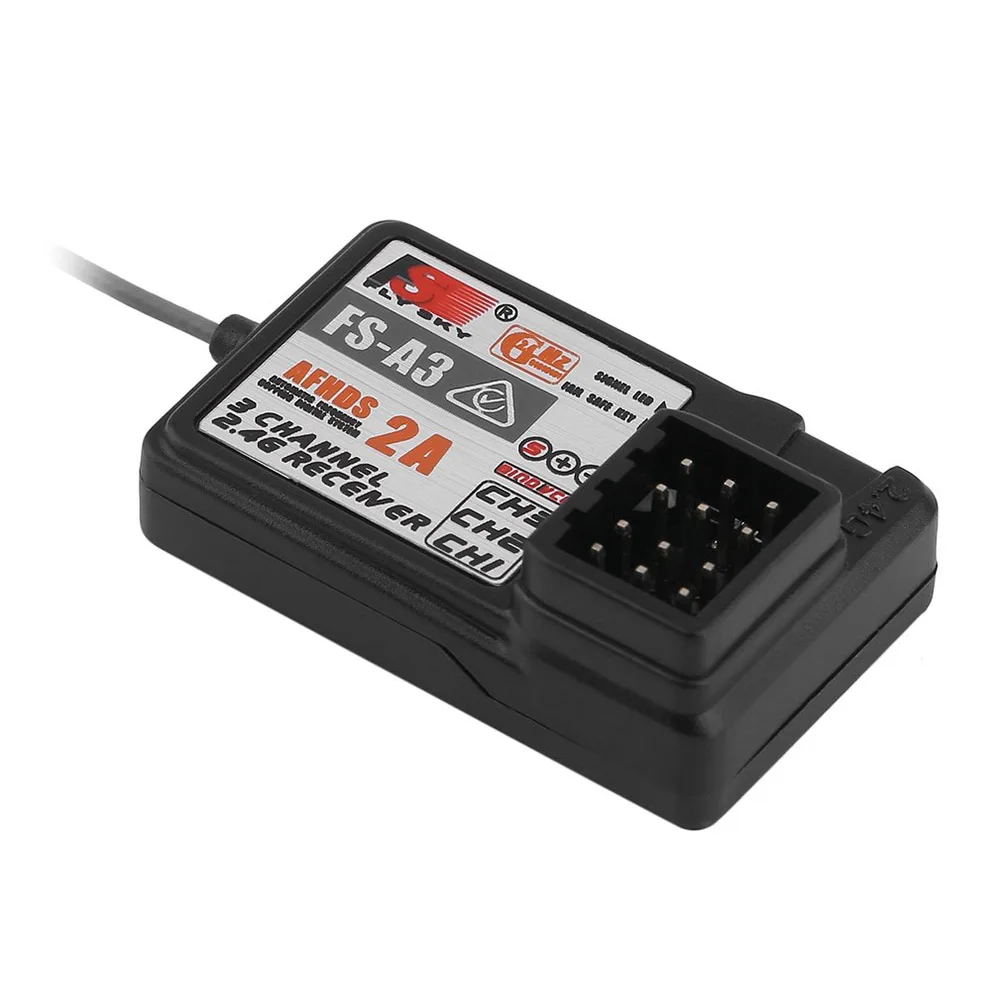 

2.4GHz 3 Channels 140 Band -105dbm Receiver for FlySky -A3 RC Airplane YJS Dropship