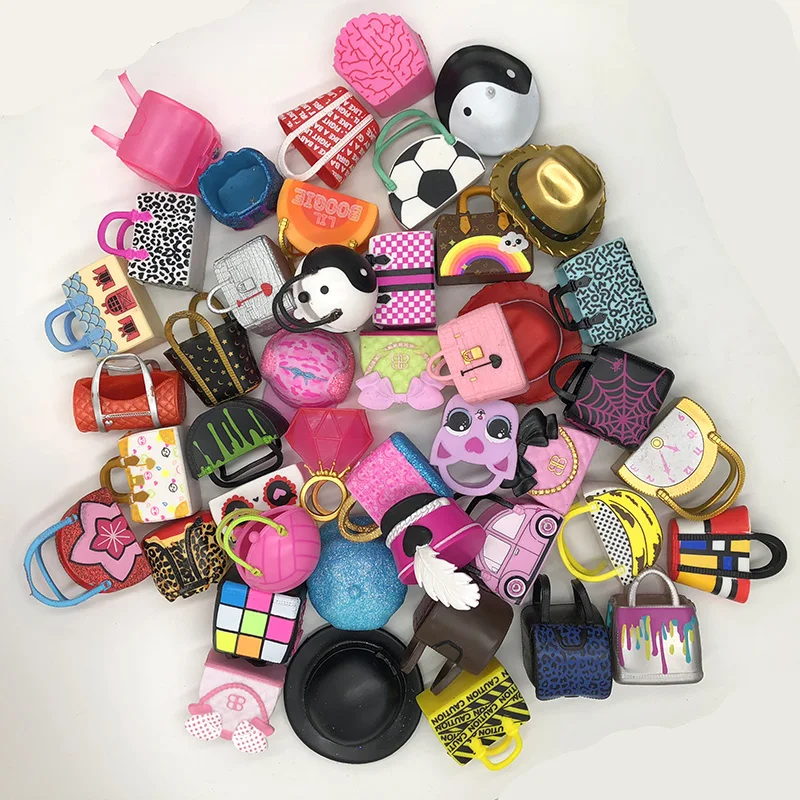 

1Pcs original lol dolls bags and hats toys for lol dolls more style you can choose lol dolls accessories action figure toys