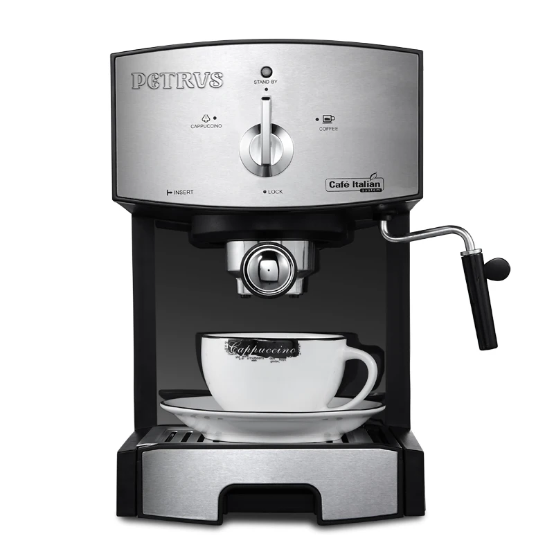 

Italian High Pressure Steam Coffee Machine PE3360 20bar 220-240v Stainless Steel Household Espresso Coffee Maker