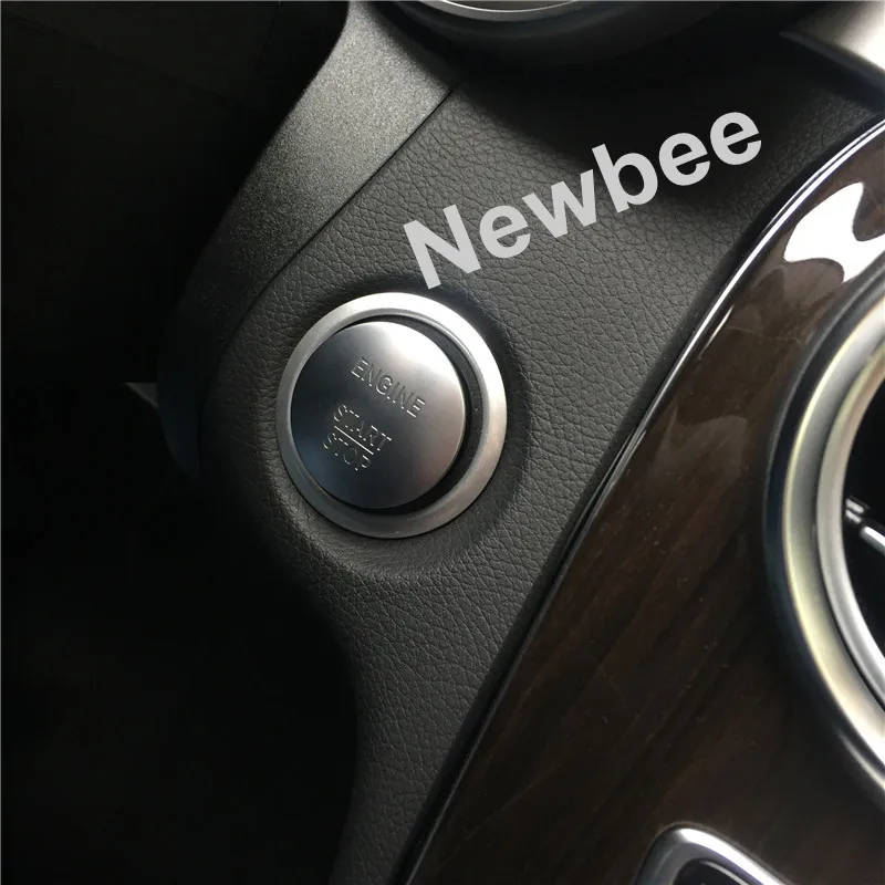 Newbee универсальный для Mercedes Benz Keyless Go Start Stop двигатель Кнопка зажигания Крышка C200 A45 G55 S63 ML350 GLK350 S350