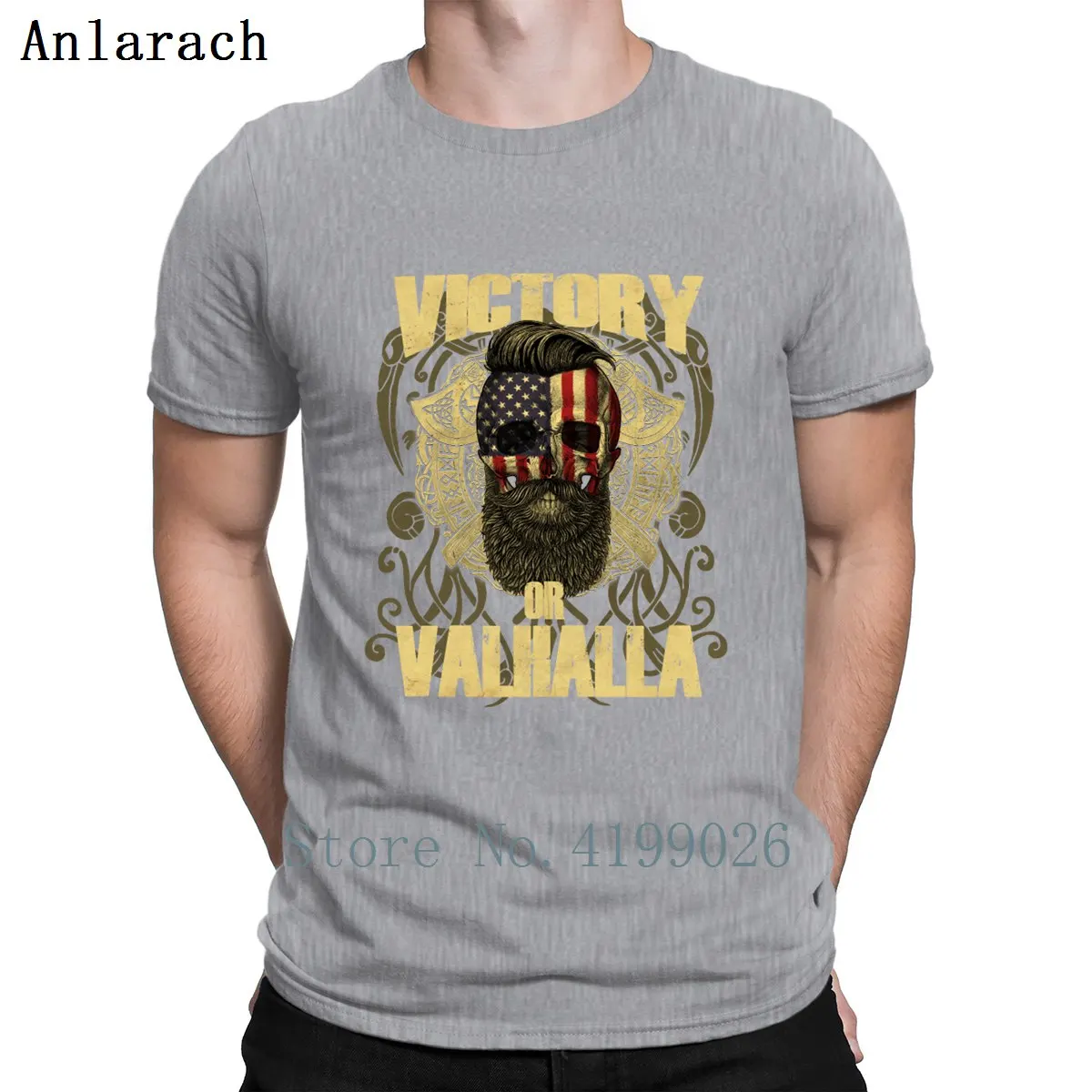 Футболка с надписью Viking Виктори или Valhalla хлопковая одежда весенние футболки на