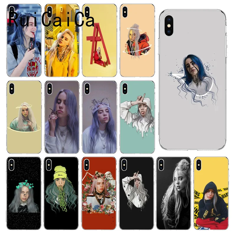 

RuiCaiCa Billie Eilish Khalid TPU Soft Rubber Phone Cover for iPhone X XS MAX 6 6S 7 7plus 8 8Plus 5 5S XR 10 Case