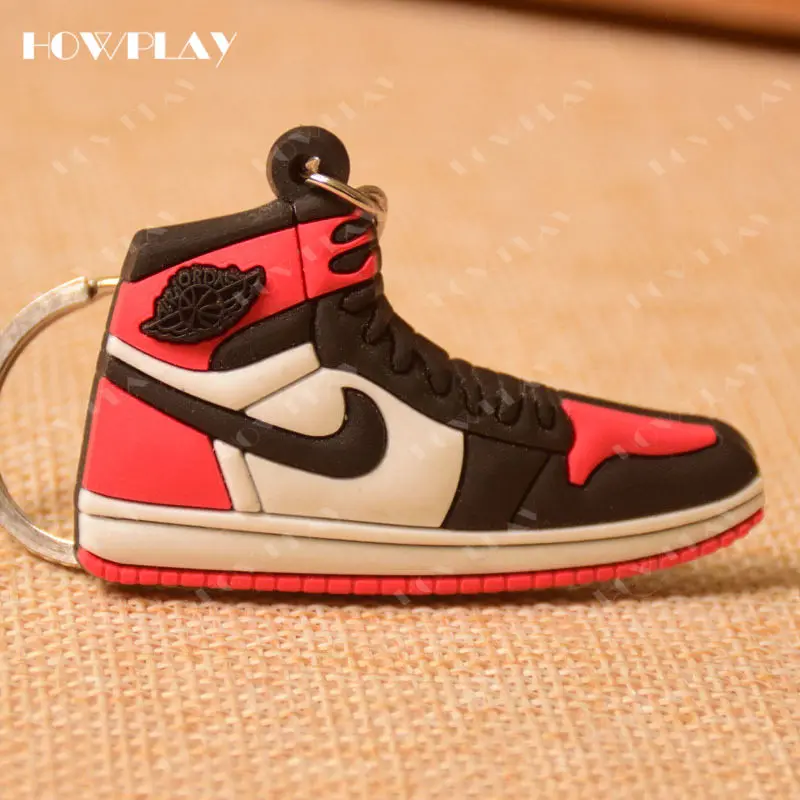 AJ1-05 HowPlay мини кроссовки брелки jordan 1 сумка очарование Баскетбольная обувь модельный брелок AJ1 подвеска на рюкзак держатель для ключей креативные подарки - Цвет: AJ1-05