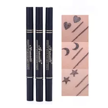 Бренд ARMAITI 1 шт. Черная Подводка для глаз с сердцем Луна Звезда прибор для стемпинга водостойкий макияж для глаз Подводка для глаз Карандаш косметическая палочка