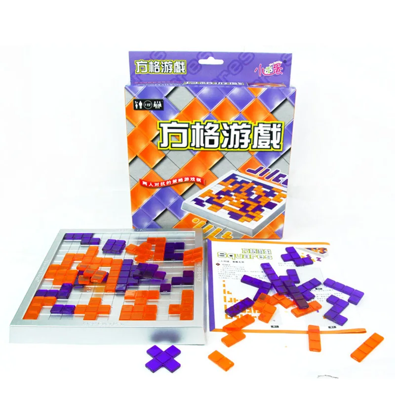 Blokus пазлы, настольная игра 2 игрока Семья/вечерние лучший подарок для детский контейнер игра развлечения