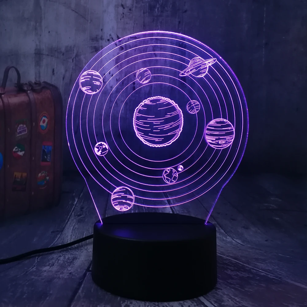 

Lustre New Mysterious Universe Beautiful 3D Night Light LED Desk Sleep Lamp Home Decor Christmas Gift Kids Toy Birthday Present