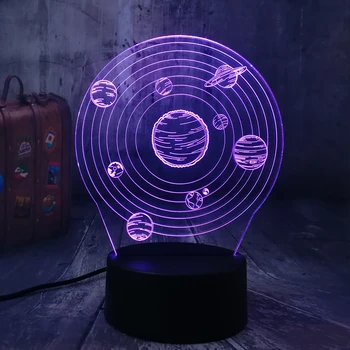 

Lustre New Mysterious Universe Beautiful 3D Night Light LED Desk Sleep Lamp Home Decor Christmas lamp Kids Toy Birthday Present
