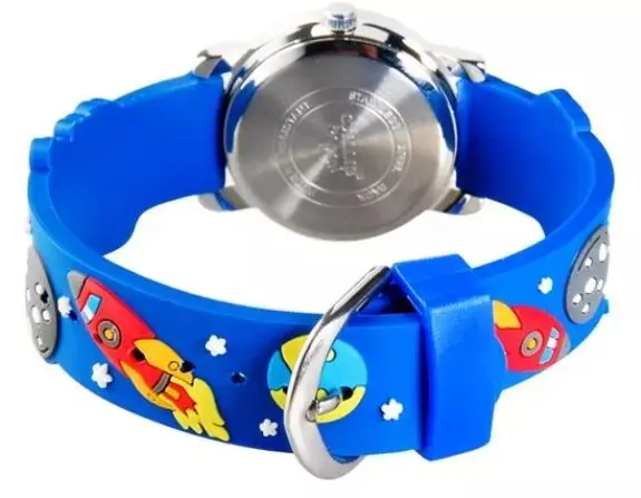 Уиллис водонепроницаемый 3D Cartoon космонавты Дизайн аналоговые наручные часы детей часы/малыш кварцевые наручные часы