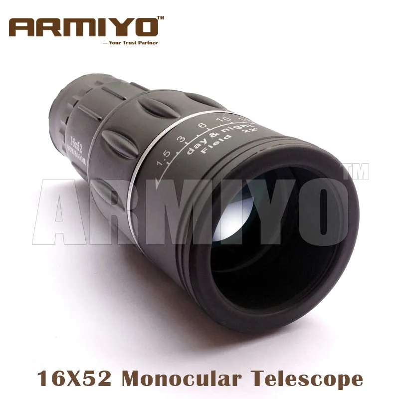 Монокулярный телескоп Armiyo 16X52 с зумом зеркало двойным фокусом 66 1000 м|hunting bird mp3