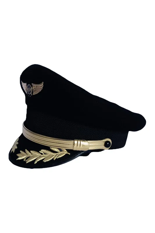 Высококачественный высококлассный шлем летчика авиакомпания детская атласная фуражка капитана головной убор униформы вечерние кепки взрослые мужские и женские армейские кепки армейская шерстяная ткань