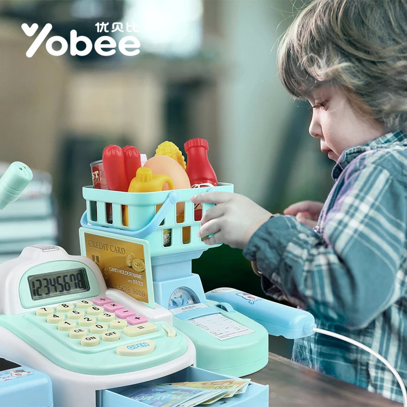 Yobee Многофункциональный кассовый аппарат игрушки развивающие Ролевые игры