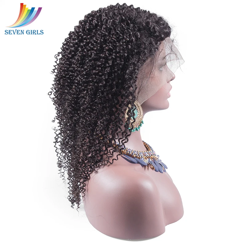 

Kinky Curly Wig For Black Women Lace Front Human Hair Wigs Pre Plucked With Baby Hair Peruvian Wig 130% Density Remy Hair