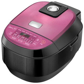 

IH Electromagnetic Heating Electric Rice Cooker Purple+black 3L Square Rice Cooker with Steel Liner Pot LCD Display