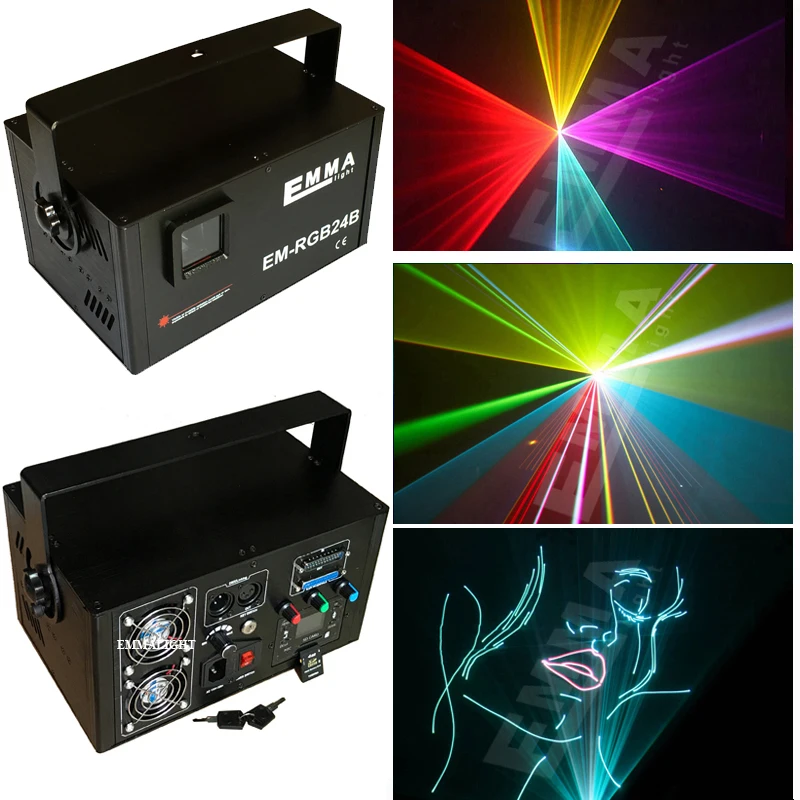 professional multicolor laser dj lights projector, Cheap 1.5w rgb laser