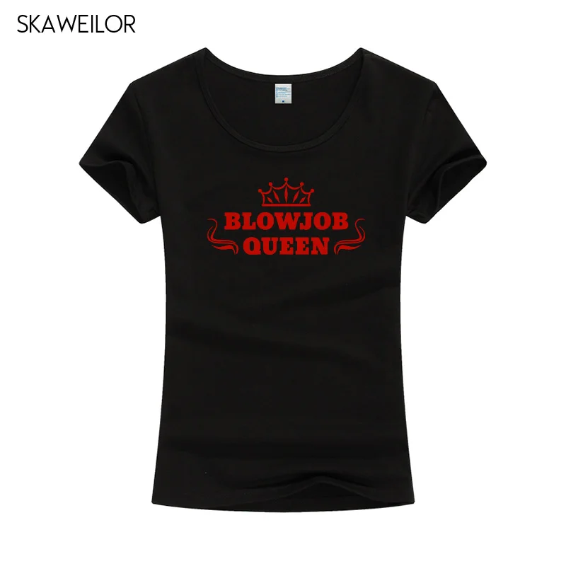 Женская футболка с буквенным принтом «Королева», летняя повседневная хлопковая хипстерская футболка для женщин, Забавные топы, женская футболка - Цвет: Black