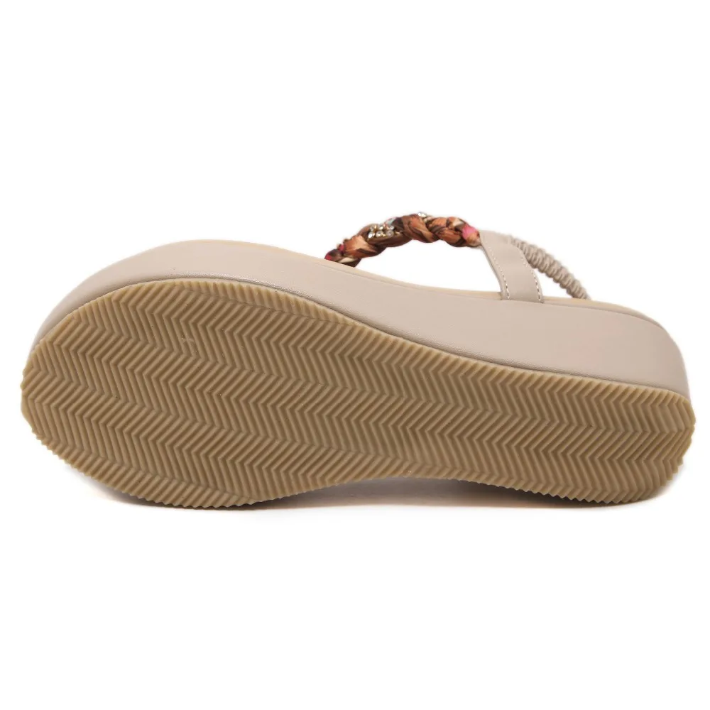 SIKETU/ Брендовая женская обувь; новые модные летние женские Босоножки на каблуке 5 см; пляжная обувь для отдыха со стразами