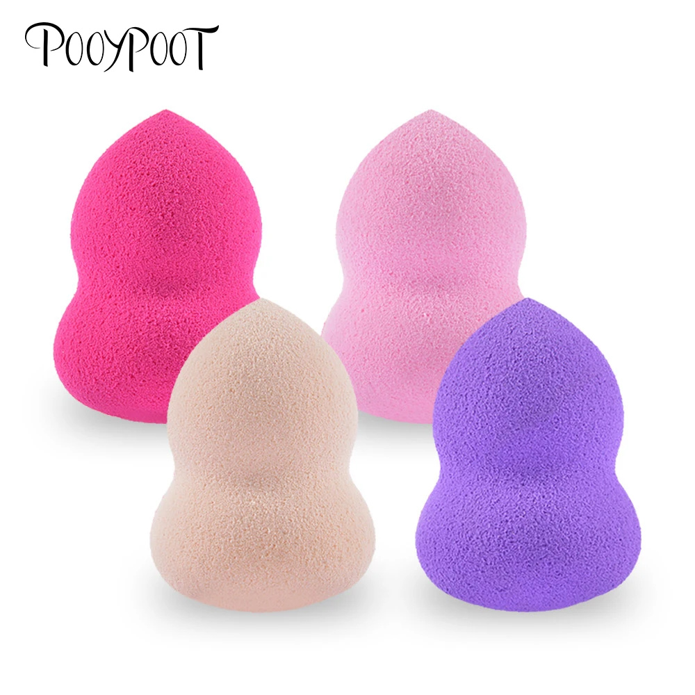 Pooypoot التجميل نفخة ماكياج الأساس الإسفنج مسحوق المخفي مختلطة المكياج نفخة القرع شكل الجمال الأدوات الأساسية