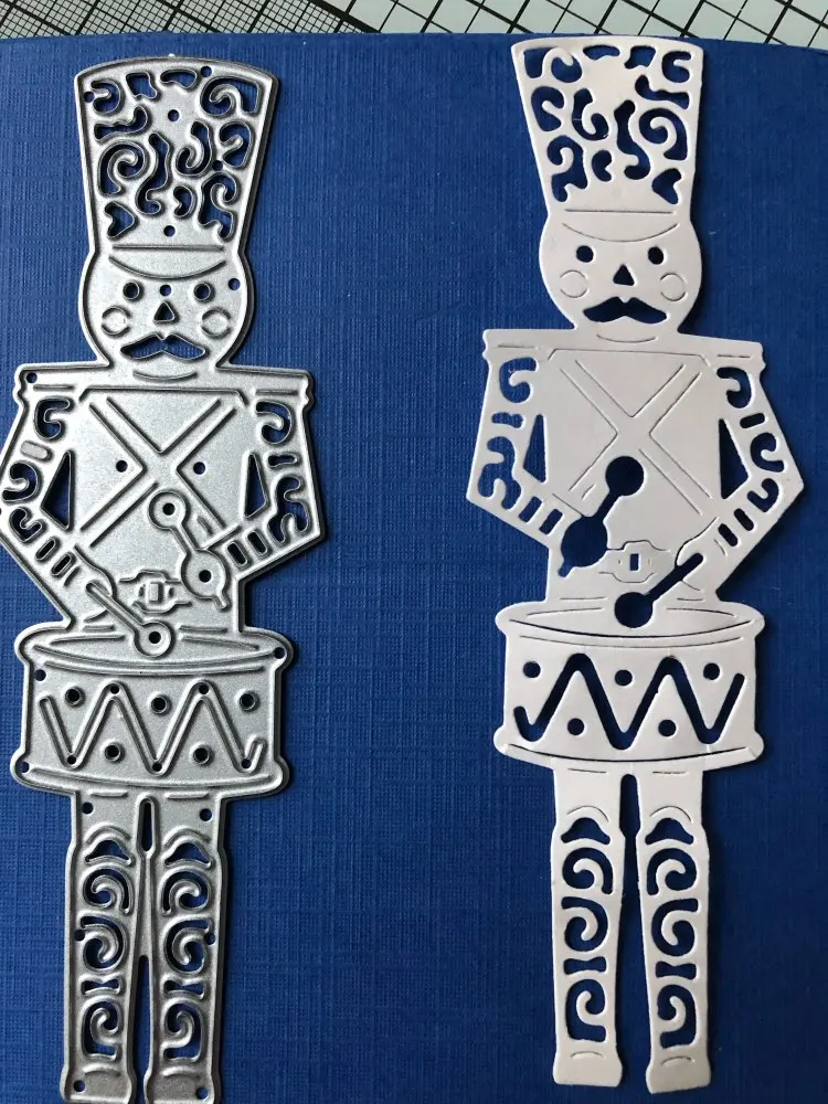 

Russia Nutcracker 43*142MM Die Christmas Carbon Steel Metal Cutting Die DIY Scrapbooking Embossing Template Stencil Folder Blade