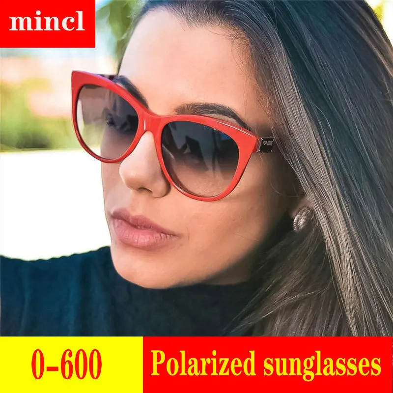 Диоптрия SPH от 0 до-6,0 готовая близорукость солнцезащитные очки для мужчин и женщин близорукие поляризованные очки Оптические квадратные очки для вождения FML - Цвет линз: red gary-0