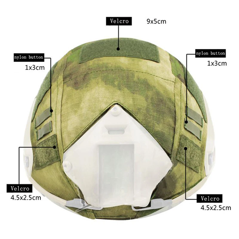 

Outdoor Fast Helmet BJ/PJ/MH Multicam/Typhon Camo Emerson Paintball Wargame Army Airsoft Tactical Military Cycling Helmet Cover