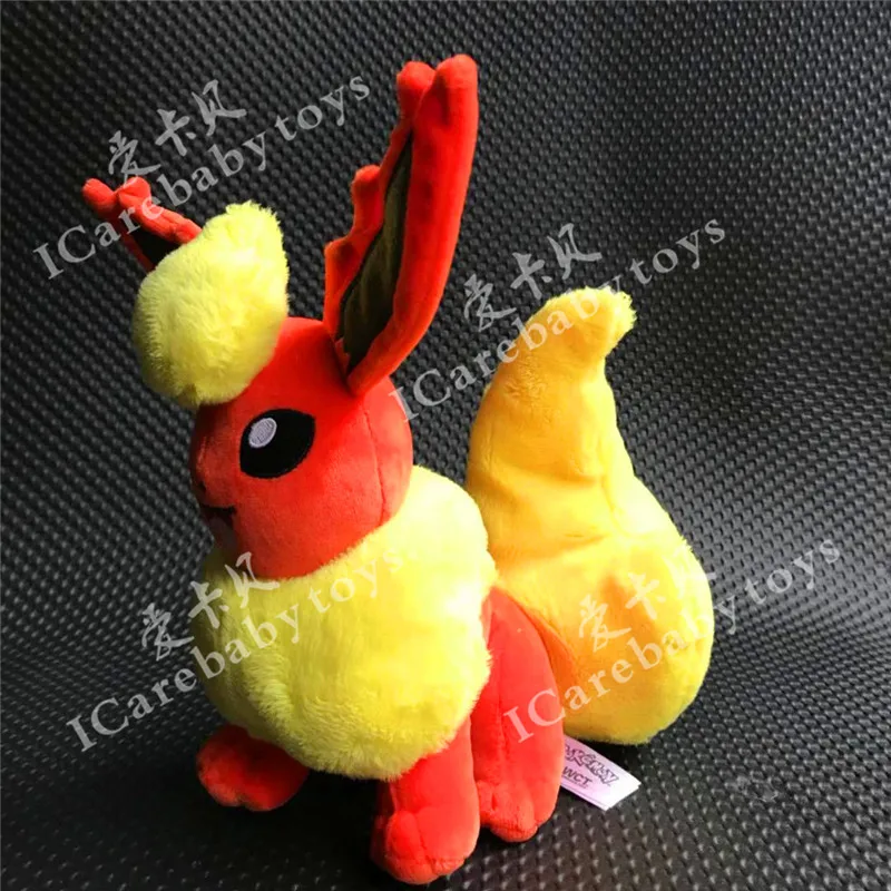 Новинка 23 см мультяшный плюшевый Flareon Eevee серия плюшевая игрушка кукла детский