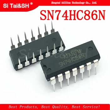 

10PCS SN74HC86N DIP14 SN74HC86 DIP 74HC86N DIP-14 74HC86 new and original IC 2 input four or different gate