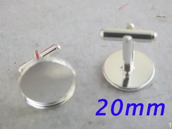 

Z-3996 The new Silver Plated cufflinks fashion design men's cufflinks cufflinks free shipping 20mm