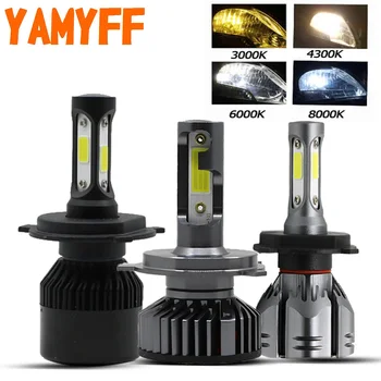 

2Pcs H7 LED H4 LED Canbus Car Lights H11 Headlight Bulbs Mini Lamp Bulb H1 H8 H9 8000K 6000K 4300K 3000K 12V Mini Car Fog Lamps