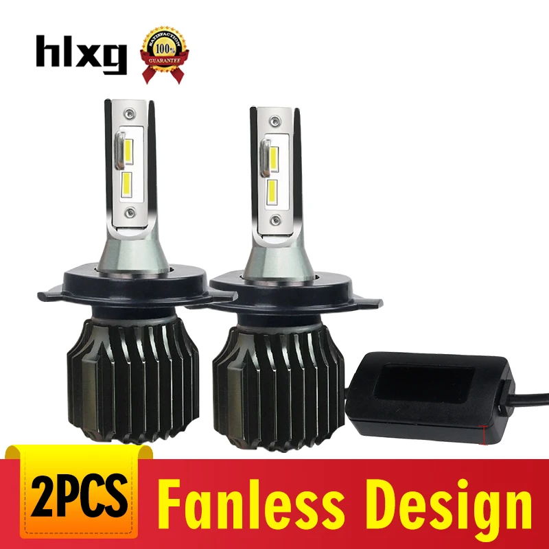 Sin ventilador Led COCHE H7 frente bombillas H4 LED COCHE bombillas de