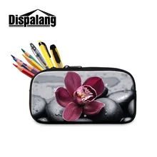 Dispalang школьные принадлежности красный цветок пенал многофункциональная сумка для хранения женские цветочные косметические сумки для девочек прекрасный пенал