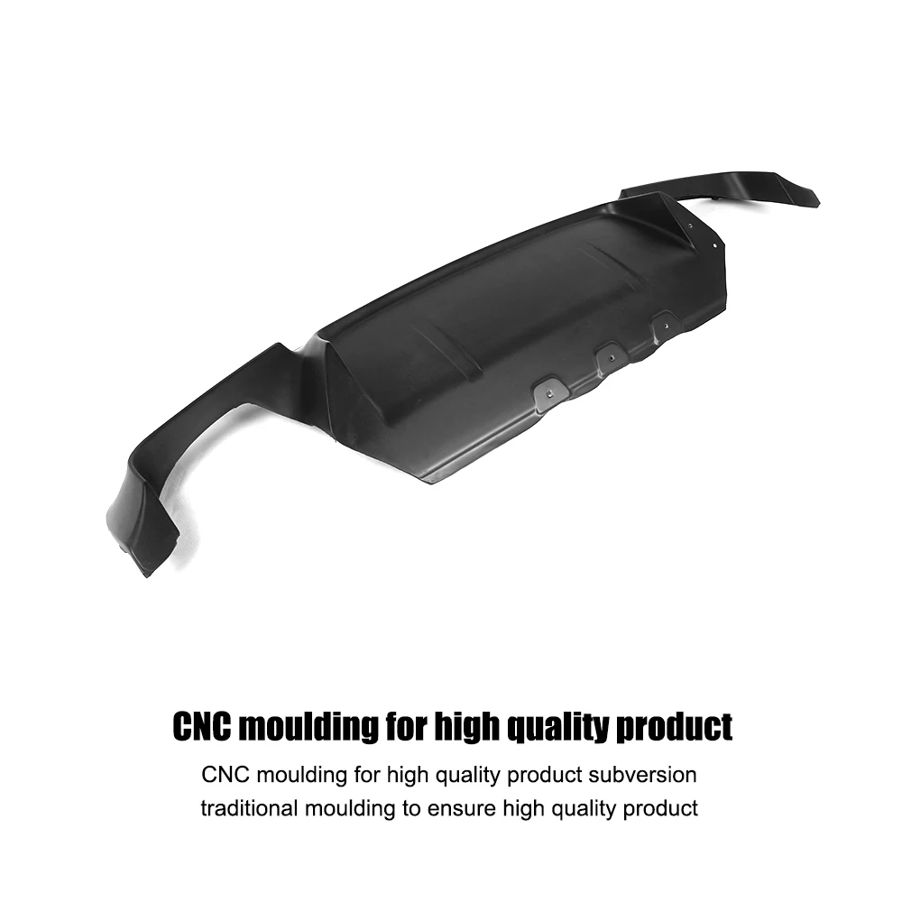 Для 5 серии Прямой задний бампер из углеродного волокна спойлер диффузор для BMW F10 M5 Sedan 2012- Черный FRP