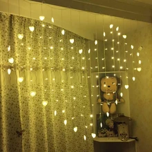 EU Plug Copper Silver Wire LED 2M String lights Holiday lighting Fairy Christmas Tree Wedding Party Decoration Heart Room Light copper led tree branch string light night lights table lamp christmas fairy wedding room indoor lighting decoration luminarias