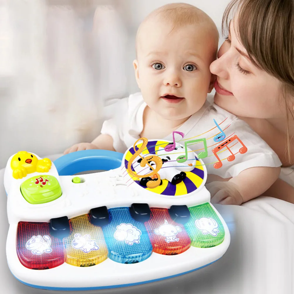 

Baby Kids Plastic Piano Music Toys And Light Music Animal Toy Developmental Music Educational Toys For Children Gift