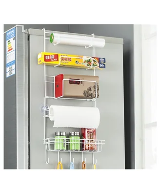 

5 layer Refrigerator Broadside Shelf Rack Sidewall Multipurpose Shelf Crack Storage Rack Multi-layer Kitchen Organizer