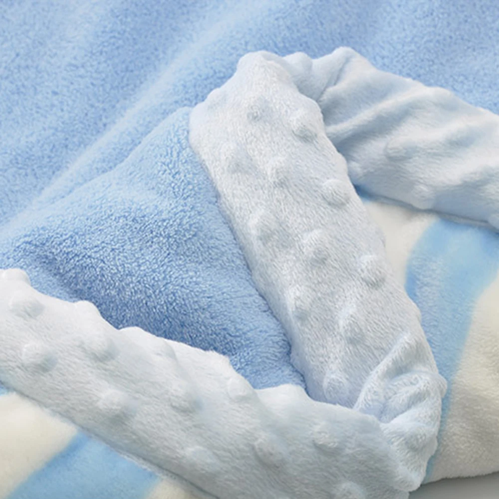 Детское одеяло s зима новорожденный младенец Bebe утолщаются фланель пеленать