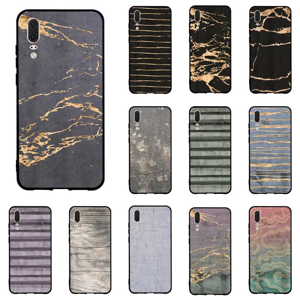 

Hybrid Pure Marble Phone Case for Huawei P9 Lite Cover P8 P20 Pro P10 Mini P Smart Mate 10 20 Cases Skin