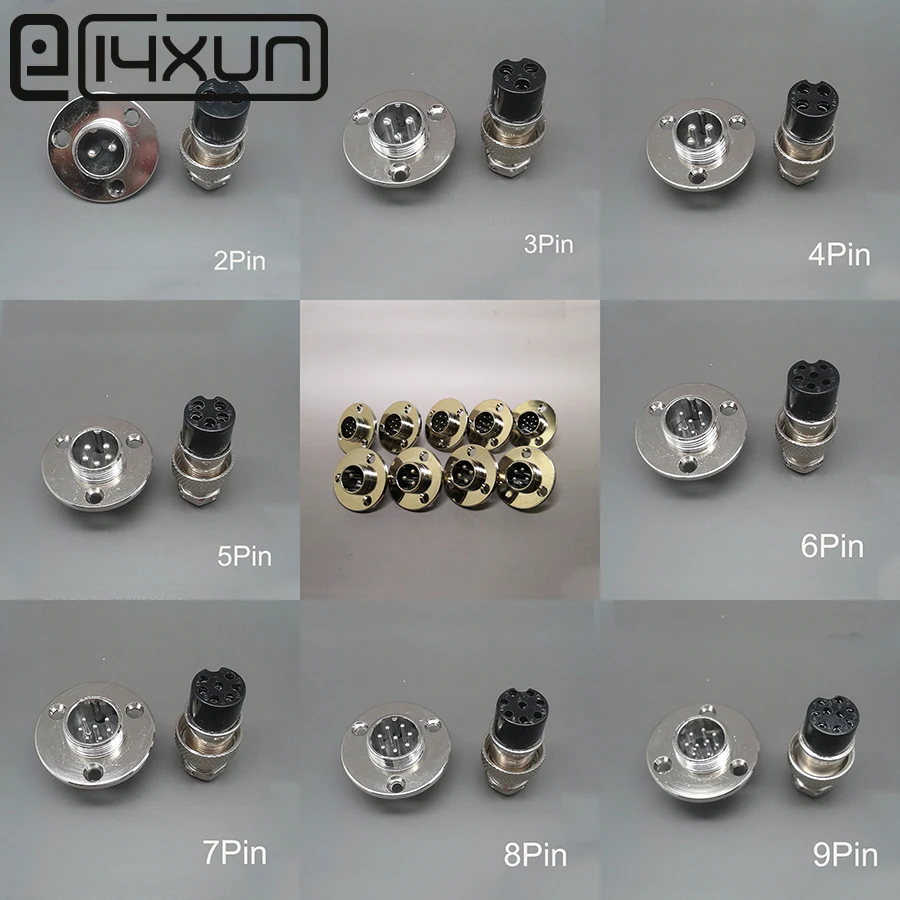 1 компл. GX16 с 3 отверстиями фланец авиационный разъем XLR 16 мм 2 3 4 5 6 7 8 9 контактный разъем Мужской шасси крепление круговой разъем
