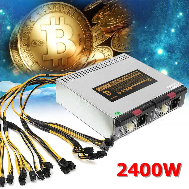 

2200 2400 2600 2800W BTB Mining Miner Power Supply For Miner Machine A4 A6 S7 S9 E9 R4 ETH / ZEC / Bitcoin