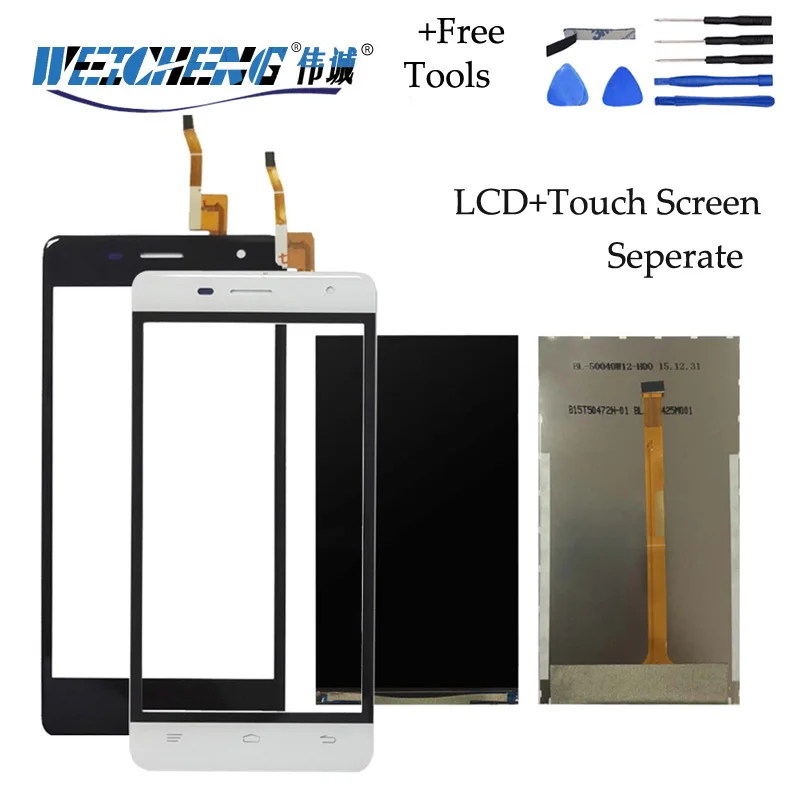 

WEICHENG For Oukitel K4000 Pro LCD Display+Touch Screen 100% Tested Digitizer Glass Panel for k4000 pro lcd Replacement