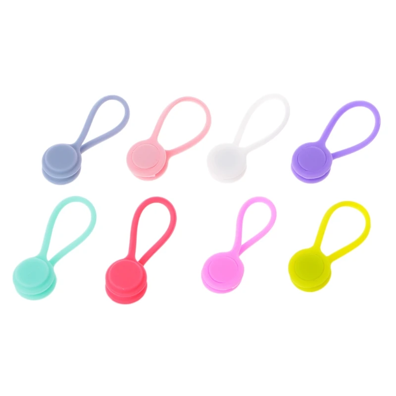 

Super Strong Magnetic Twist Ties Cable Desktop Cord Holder Organizer