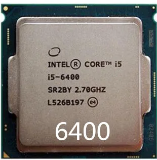 Процессор Intel Core i5-6400 I5 6400 Quad core 2,7 GHz(3,3 GHz Max) 6MB cache LGA1151