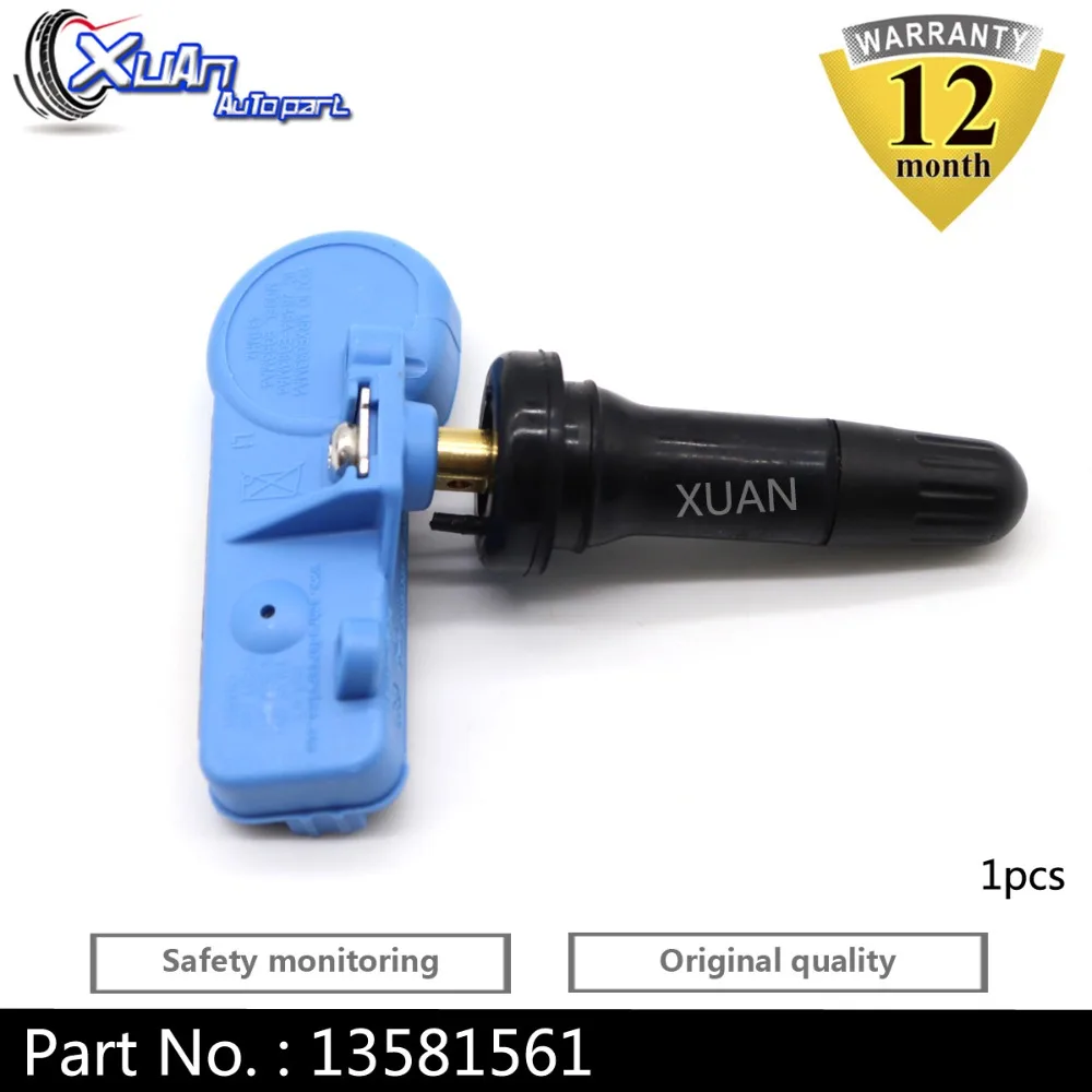 XUAN 1 шт. датчик давления в шинах TPMS для Opel Buick Enclave Cadillac CTS SRX XTS Escalade GMC Acadia 433 МГц 13581561