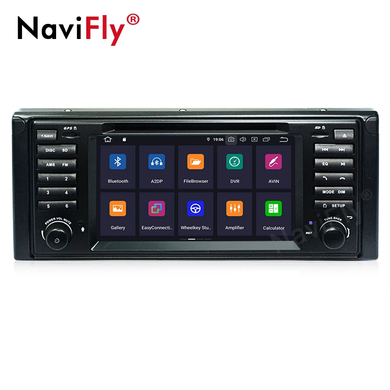IPS DSP Android9.0 4G Car GPS For BMW X5 E53 E39 DVD PLAYER stereo audio navigation multimedia scre