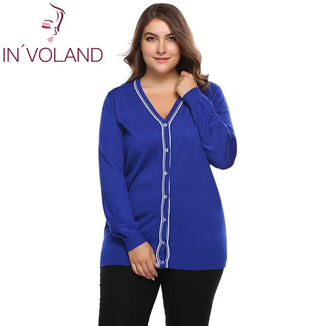 Woman Within Womens Plus Size Patchwork Long-Sleeve Pullover Sweater
